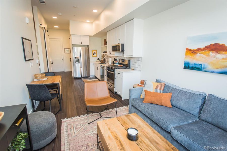 Furnished interior view inside a new home in , Denver (Image 14).