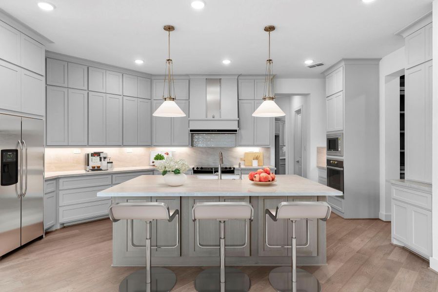 Furnished interior view inside a new home in COLTON - Fedrick Harris, Montgomery (Image 19).