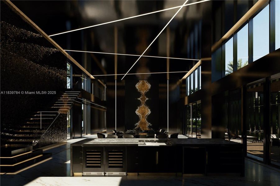 Furnished interior view inside a new home in , Pinecrest (Image 12).