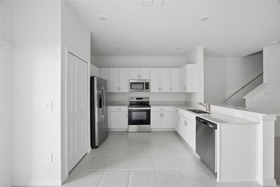 Furnished interior view inside a new home in , San Antonio (Image 8).