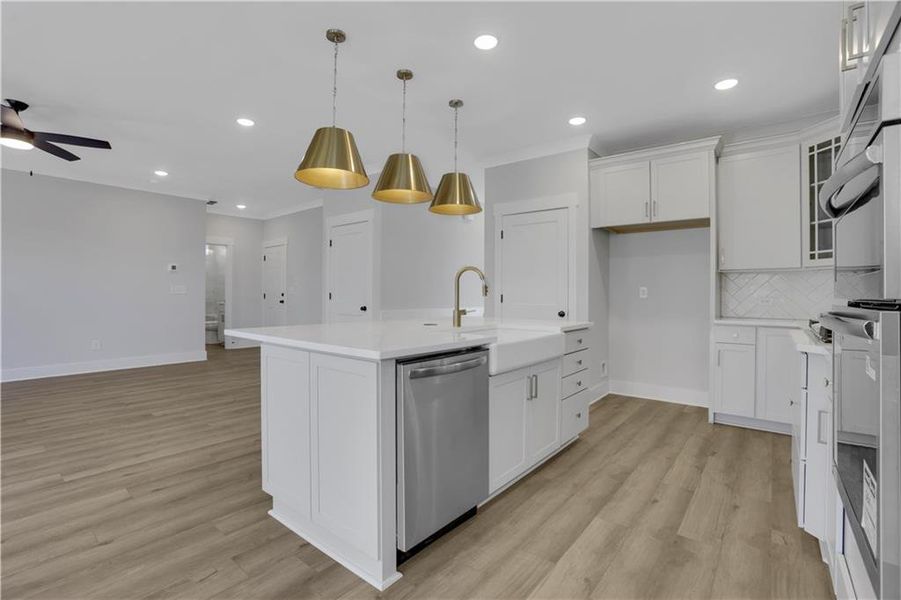 Furnished interior view inside a new home in Cambridge, Flowery Branch (Image 13).