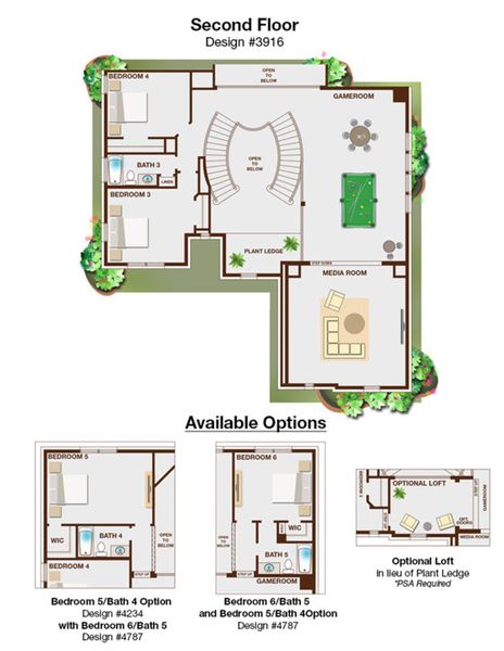 2D floor plan layout of this home in South Pointe, Mansfield, TX (Image 6). 2D floor plan layout of this home in South Pointe, Mansfield, TX (Image 6).