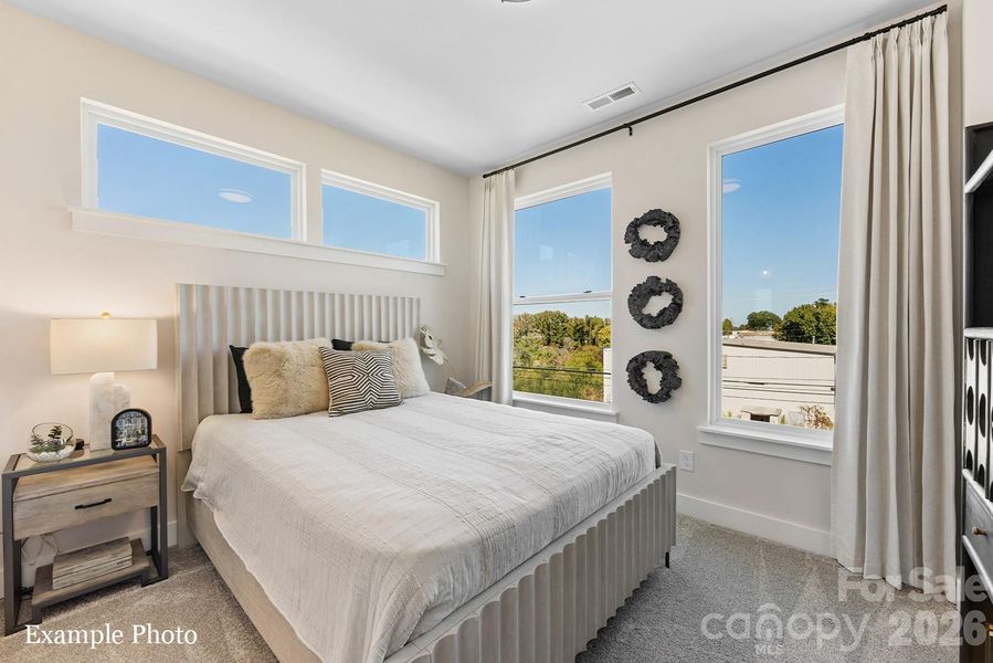 Furnished interior view inside a new home in , Charlotte (Image 18).