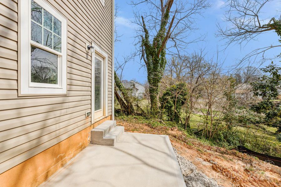 Exterior details and patio area of a home in , Statesville (Image 3).