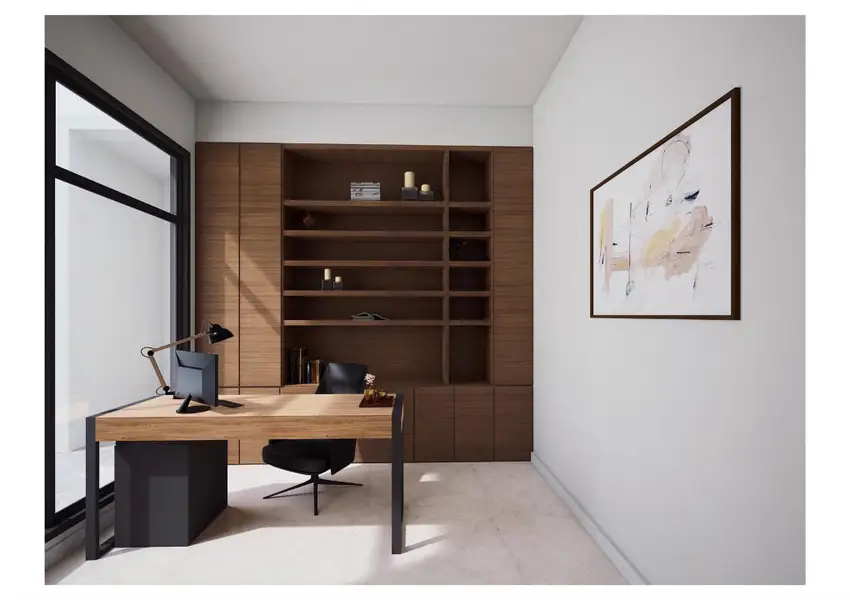 Office featuring baseboards Office featuring baseboards