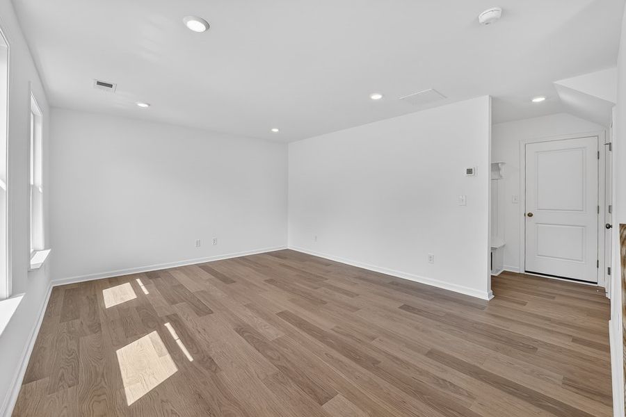 Spacious, unfurnished interior of a new home in Senata at Research Park, Charlotte (Image 18). Spacious, unfurnished interior of a new home in Senata at Research Park, Charlotte (Image 18).
