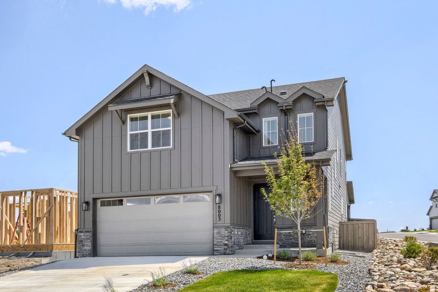 8003 Manor - Front Elevation