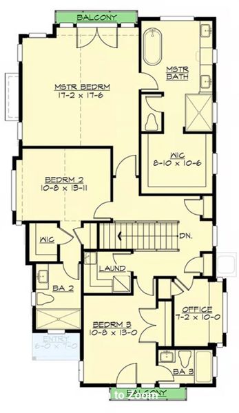 View of floor plan / room layout