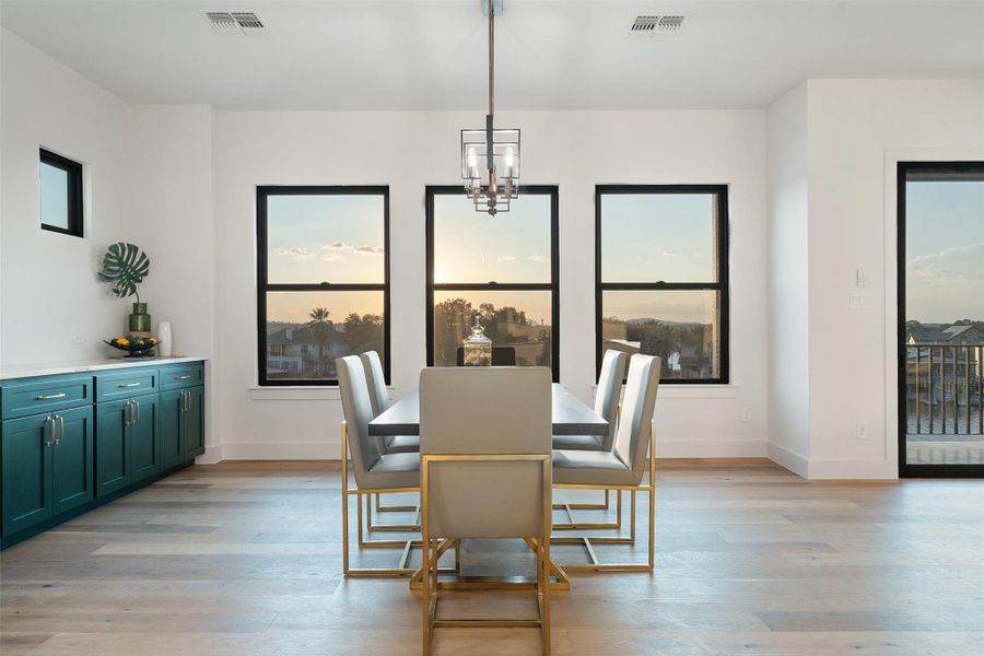 Furnished interior view inside a new home in , Granite Shoals (Image 20).