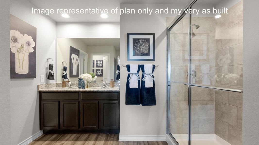 Furnished interior view inside a new home in Somerset at Sinton, Sinton (Image 9).