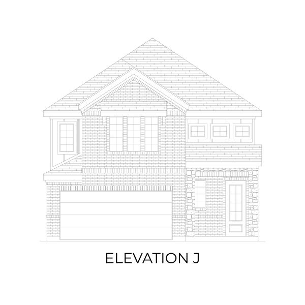 Representative rendering of the exterior for the Harrison F by First Texas Homes (Image 18).