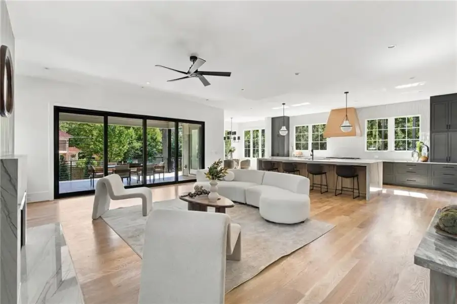 Furnished interior view inside a new home in , Atlanta (Image 42).