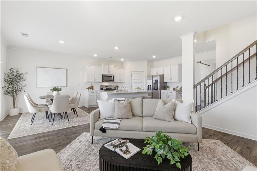 Furnished interior view inside a new home in Independence, Loganville (Image 30).