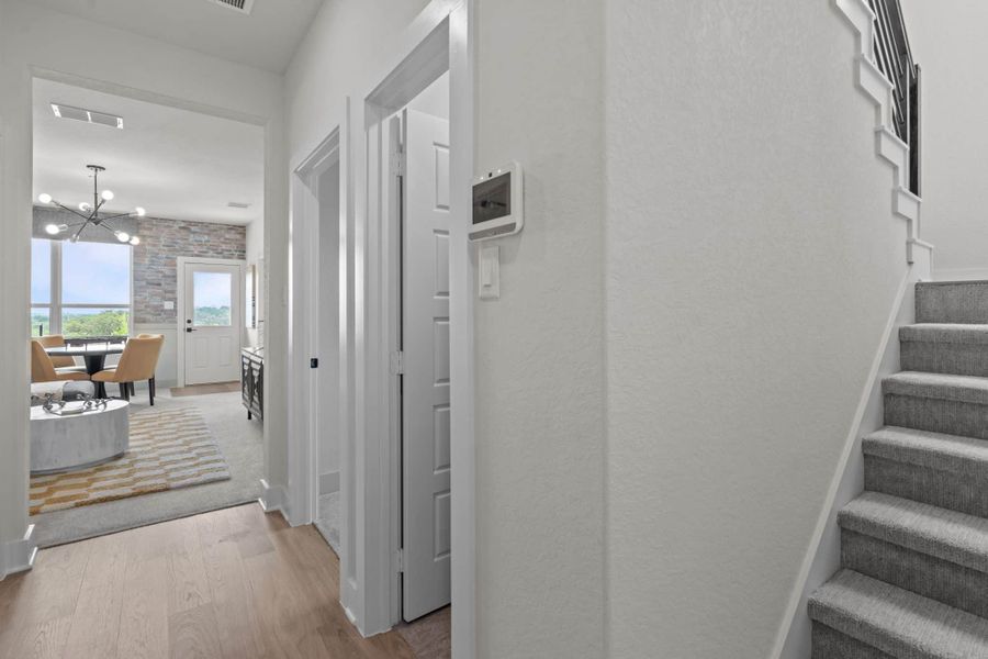 Furnished interior view inside a new home in Santa Rita Ranch, Liberty Hill (Image 17).
