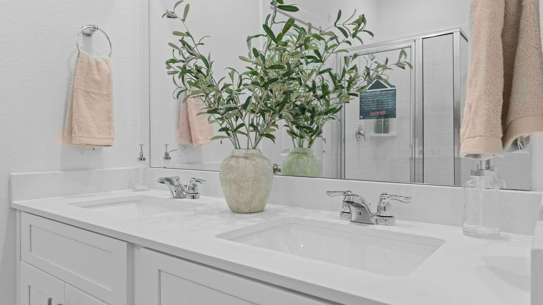 Close-up of interior finishes inside a home in Lakes at Westland Ranch, League City (Image 18).