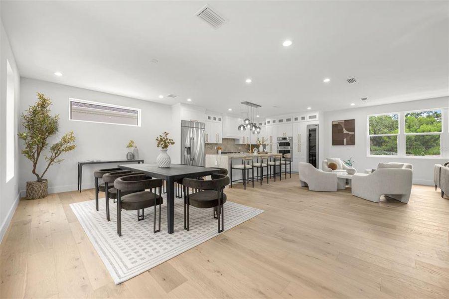 Furnished interior view inside a new home in , Tampa (Image 52).