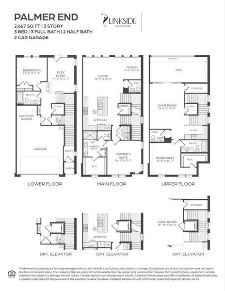 Our Palmer End floor plan offers entertaining space galore with private bedrooms on each floor!