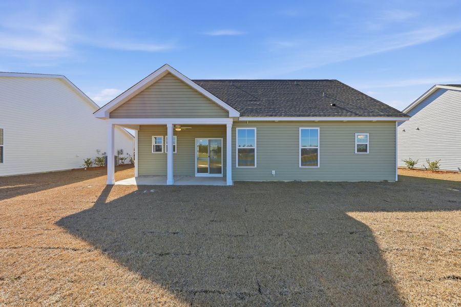 Representative exterior details of a home built from the Driftwood II by Great Southern Homes in Ashrei, Gaston (Image 38).