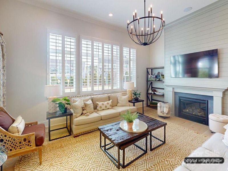 Furnished interior view inside a new home in , Waxhaw (Image 23). Furnished interior view inside a new home in , Waxhaw (Image 23).