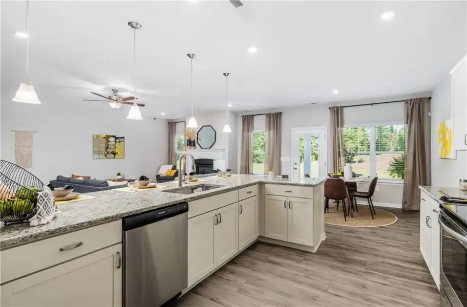 Furnished interior view inside a new home in Sagebrook, Powder Springs (Image 11).