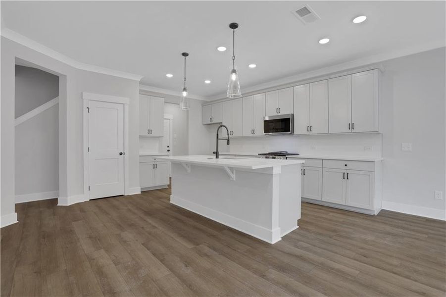 Furnished interior view inside a new home in Villas at Dawsonville Townhomes, Dawsonville (Image 6).