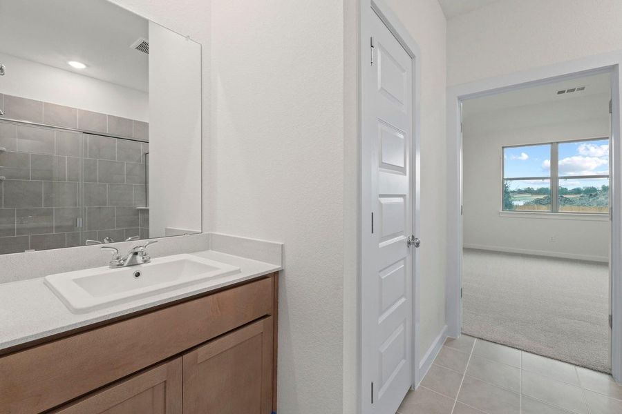 Furnished interior view inside a new home in Prairie Winds, Hutto (Image 8).