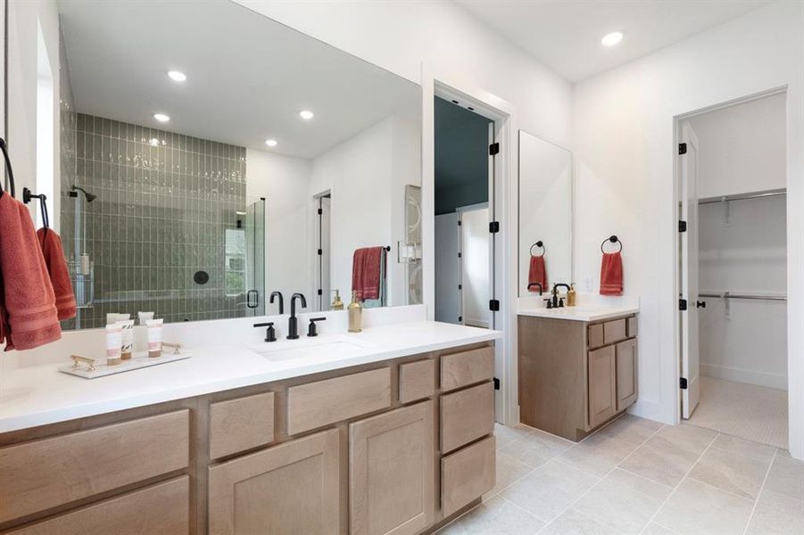 Furnished interior view inside a new home in Meraki: 60ft. lots, Forney (Image 34).