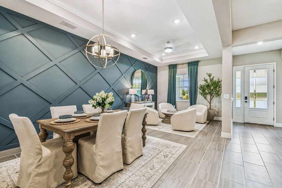 Representative furnished interior of a home built from the Joyce by William Ryan Homes in River Preserve Estates, Parrish (Image 54). Representative furnished interior of a home built from the Joyce by William Ryan Homes in River Preserve Estates, Parrish (Image 54).