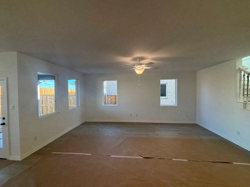 Family Room Construction Progress