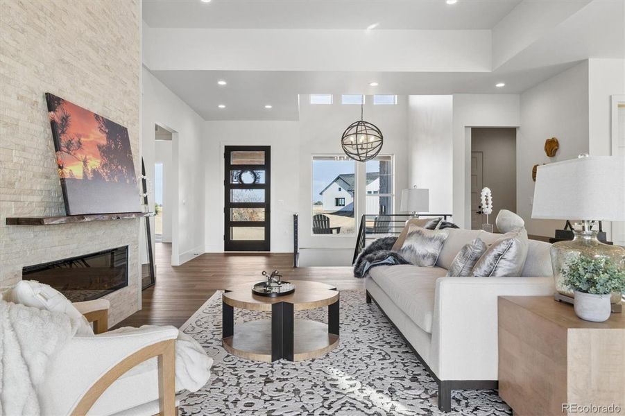 Furnished interior view inside a new home in , Franktown (Image 6).