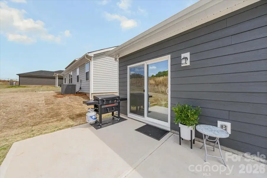Exterior details and patio area of a home in Sheffield, Indian Trail (Image 3).