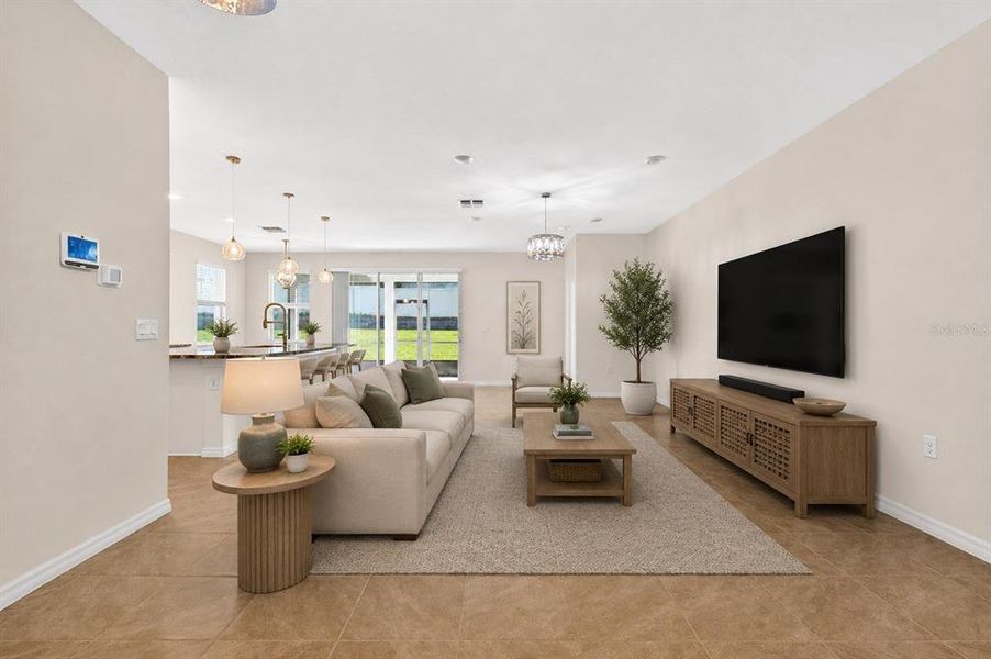 Furnished interior view inside a new home in , Ocala (Image 6).