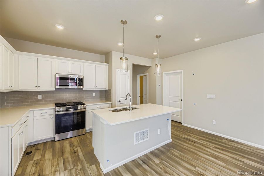 Furnished interior view inside a new home in The Villas Collection at Sterling Ranch, Littleton (Image 5).