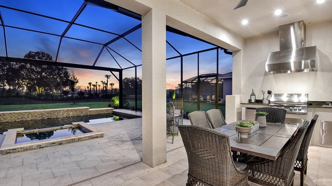 Image 12 representing the Acadia by Taylor Morrison in River's Edge, Wesley Chapel, FL.