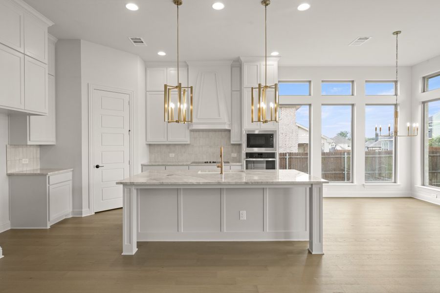 Furnished interior view inside a new home in Hayes Crossing, Midlothian (Image 8).