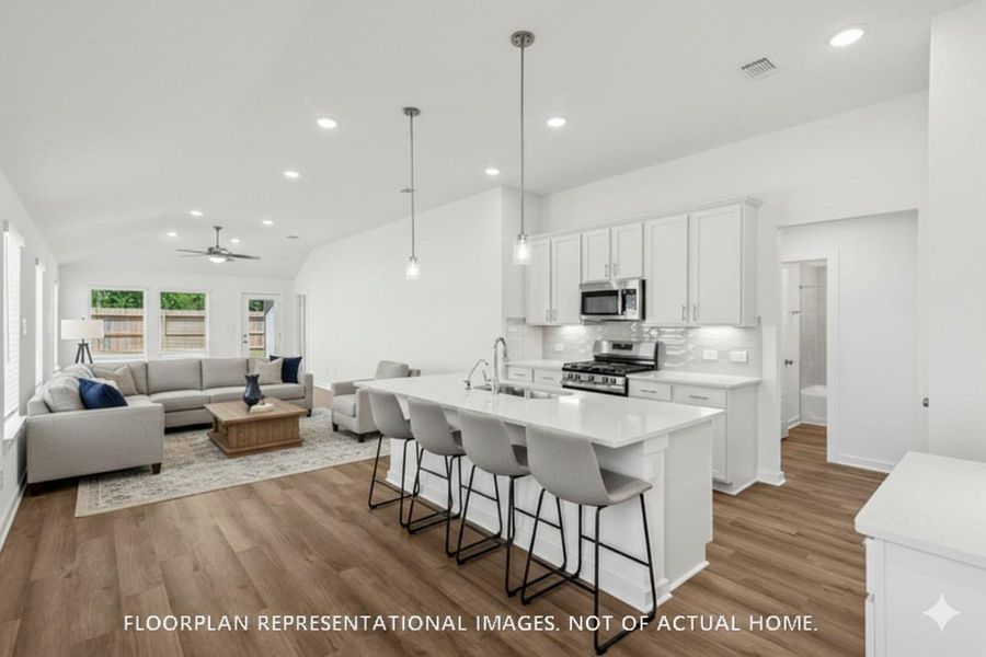 Furnished interior view inside a new home in Ambrose, La Marque (Image 6).
