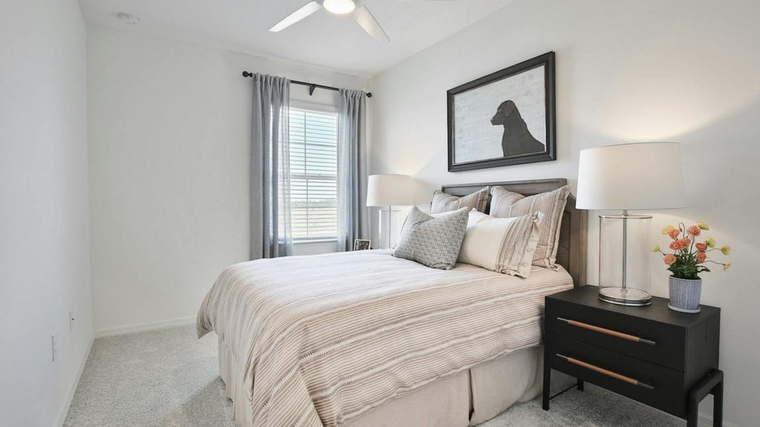 Furnished interior view inside a new home in Palm Grove Real Estate and Homes for Sale in Lakewood Ranch, FL - Neal Communities, Lakewood Ranch (Image 8).