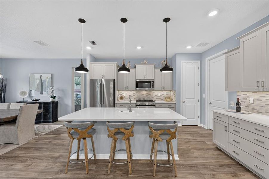 Furnished interior view inside a new home in , Ocala (Image 40).