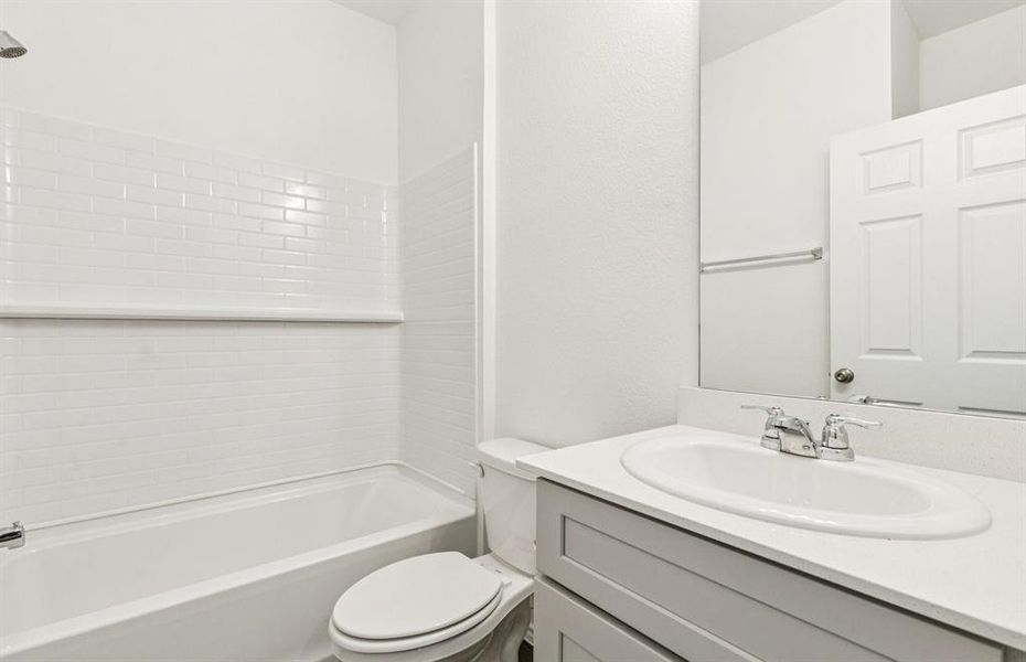 Spacious secondary bathroom *real home pictured Spacious secondary bathroom *real home pictured