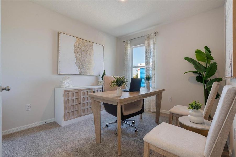 Furnished interior view inside a new home in Lake Deer Estates, Poinciana (Image 14).