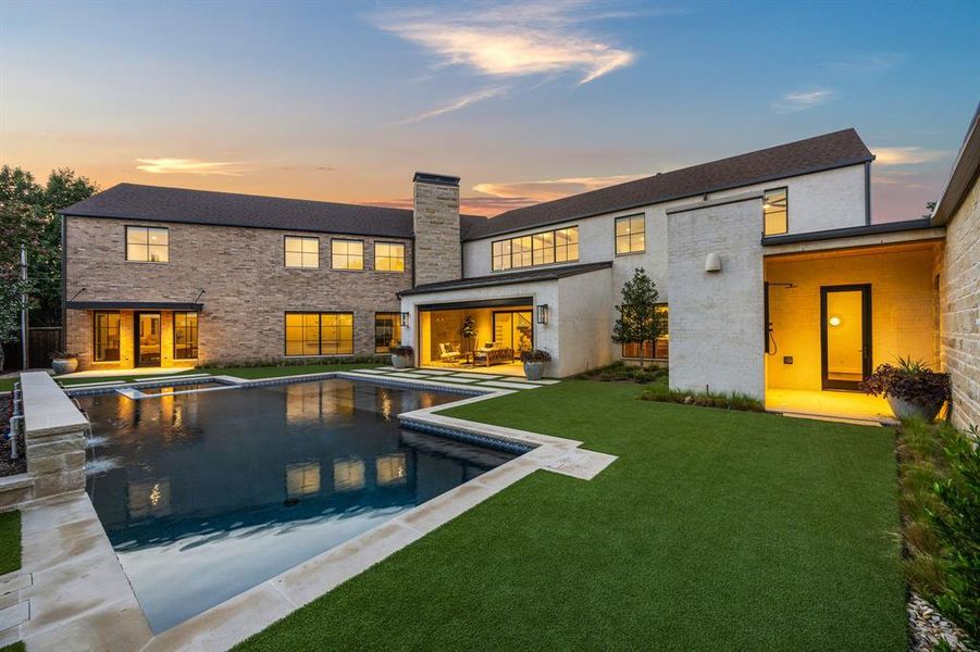 Front exterior of a new home in , Dallas, TX, highlighting curb appeal (Image 23). Front exterior of a new home in , Dallas, TX, highlighting curb appeal (Image 23).