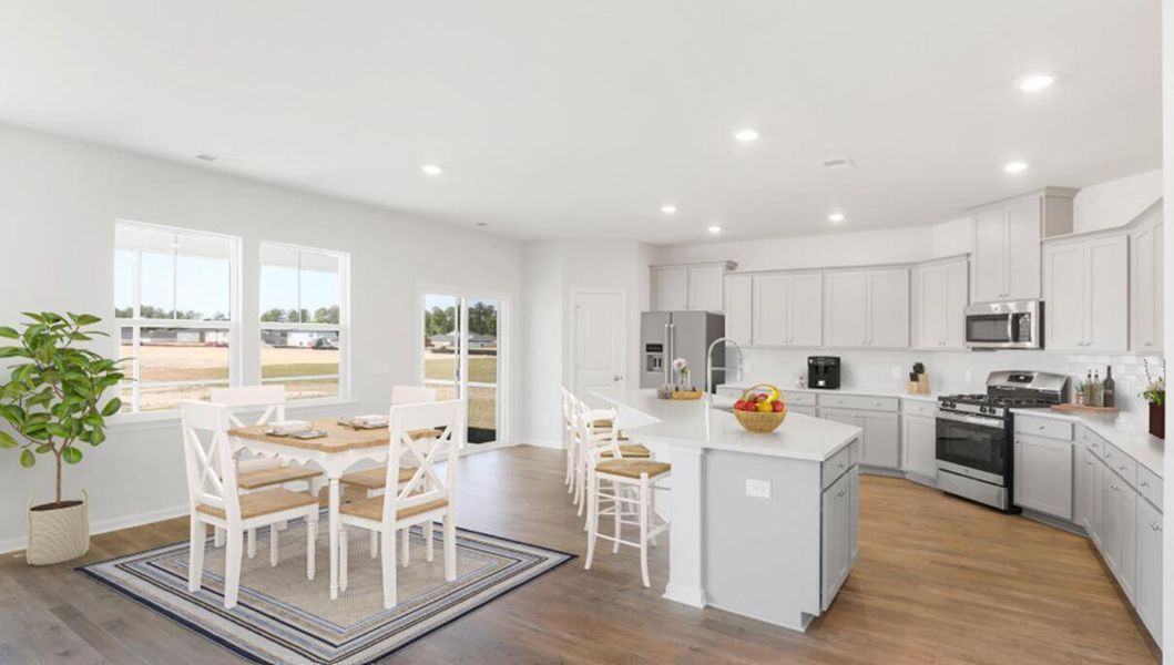 Furnished interior view inside a new home in Carnes Crossroads: Arbor Collection, Summerville (Image 11). Furnished interior view inside a new home in Carnes Crossroads: Arbor Collection, Summerville (Image 11).