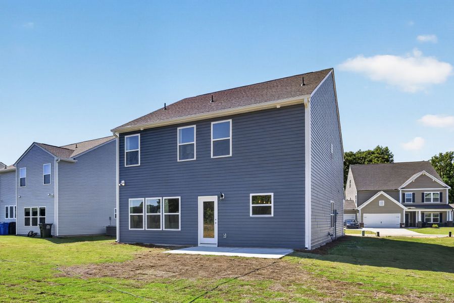 Exterior details and patio area of a home in Nathans Ridge, Lillington (Image 23).