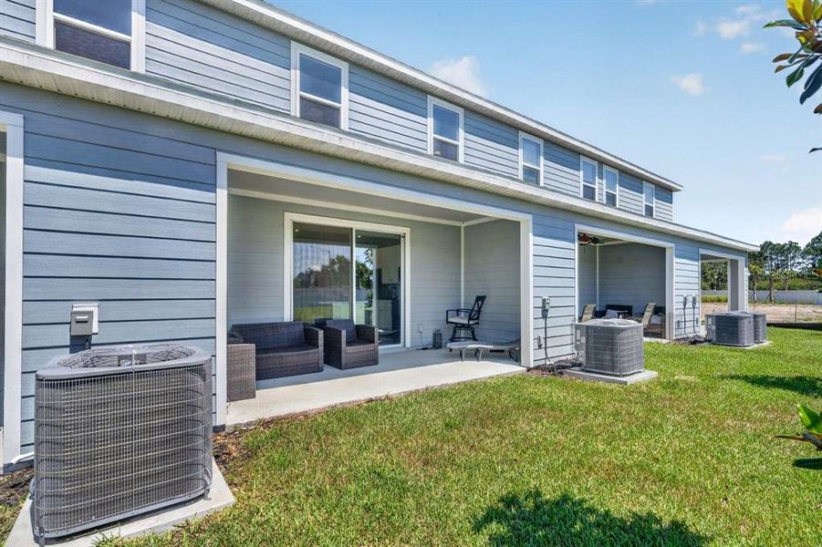 Exterior details and patio area of a home in , Palm Coast (Image 24).