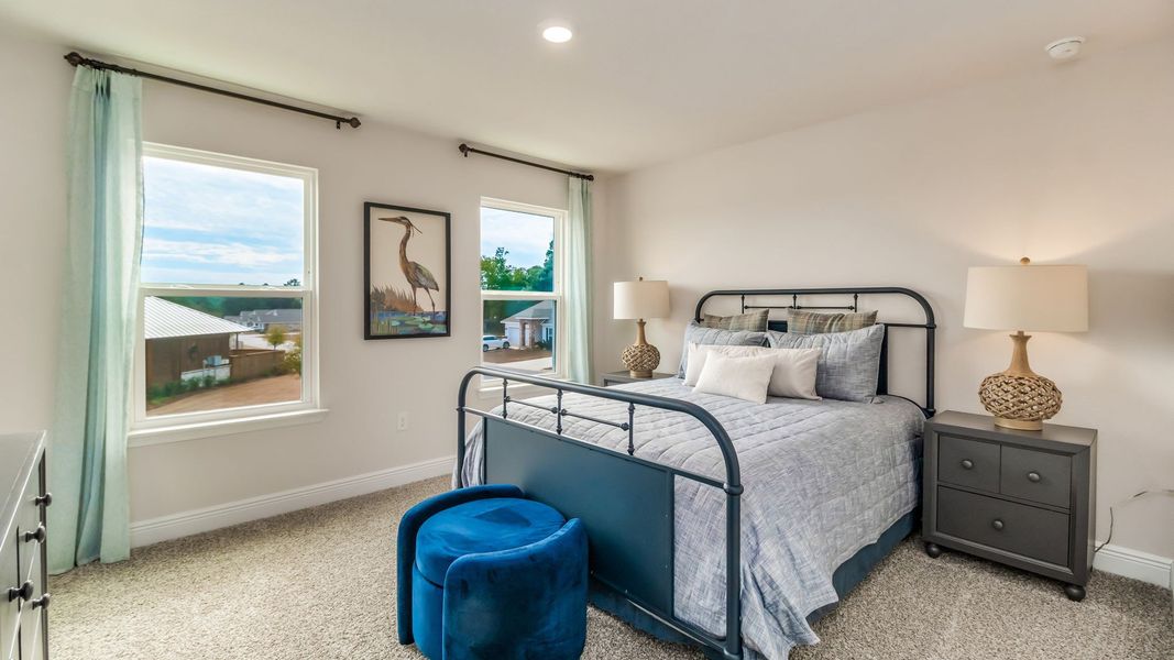 Furnished interior view inside a new home in Magnolia at the Bluffs Phase 3, Freeport (Image 26).