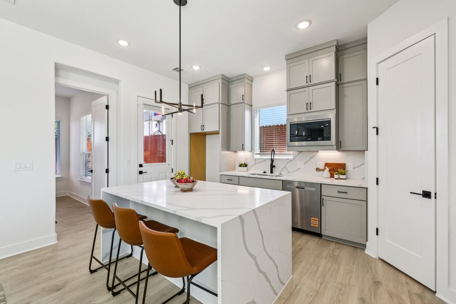 Furnished interior view inside a new home in Foxfield, Austin (Image 5).
