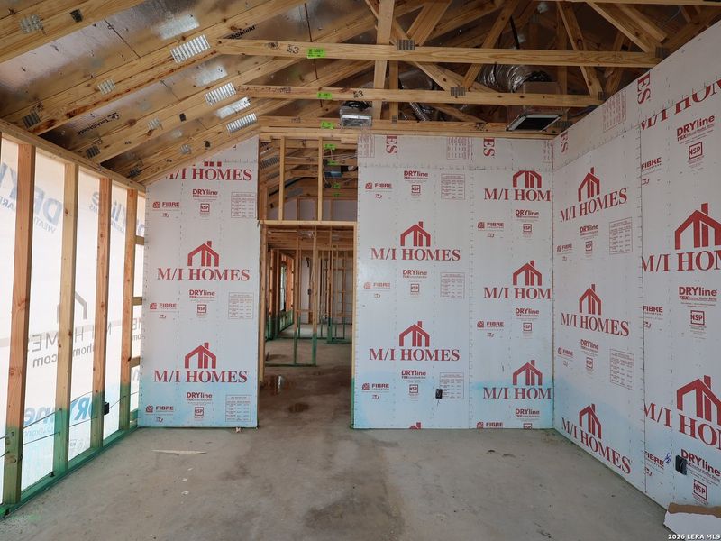 In-progress construction of a new home in Meadows at Clear Springs, New Braunfels, TX (Image 21).