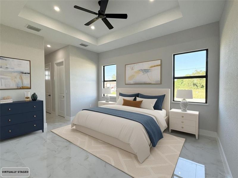 Furnished interior view inside a new home in , Lehigh Acres (Image 8).
