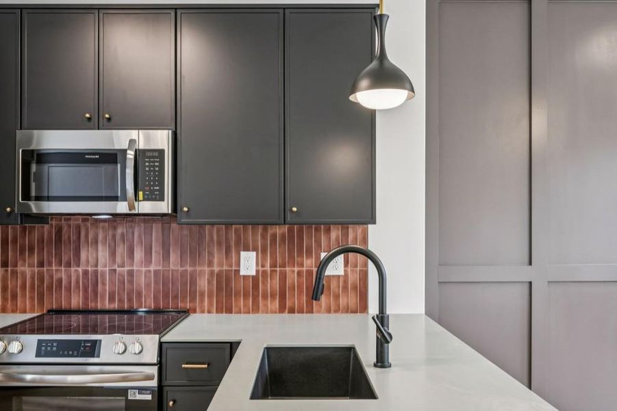 Close-up of interior finishes inside a home in , Atlanta (Image 14).