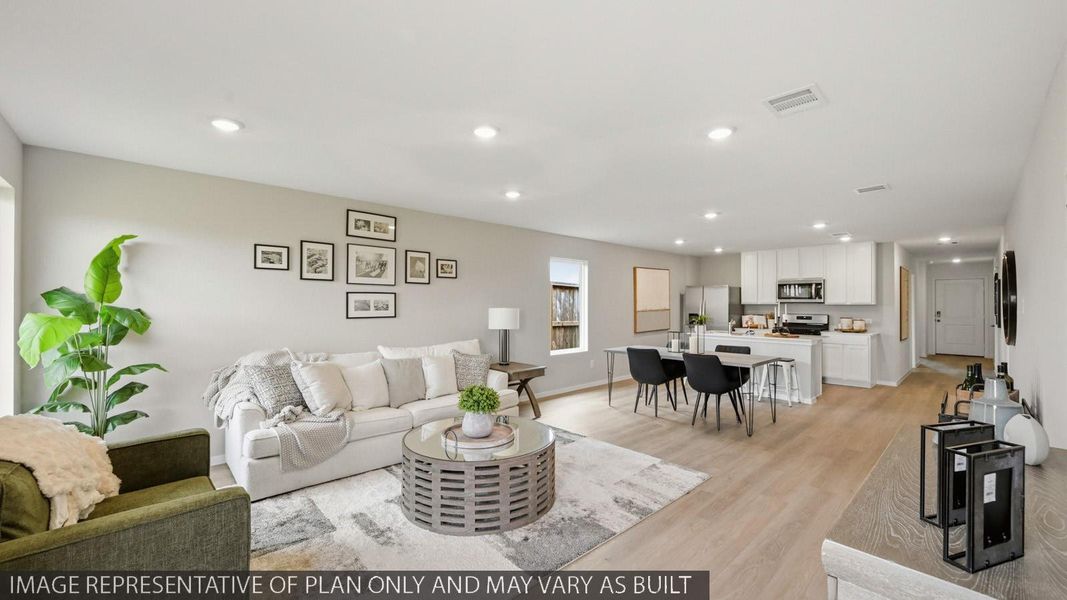 Furnished interior view inside a new home in Mill Creek, Magnolia (Image 3).